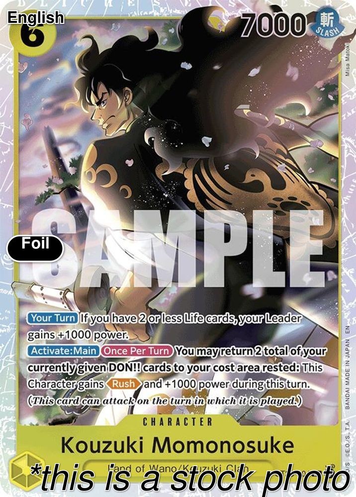 Kouzuki Momonosuke [ST-28 – ST28-004] Super Rare NM