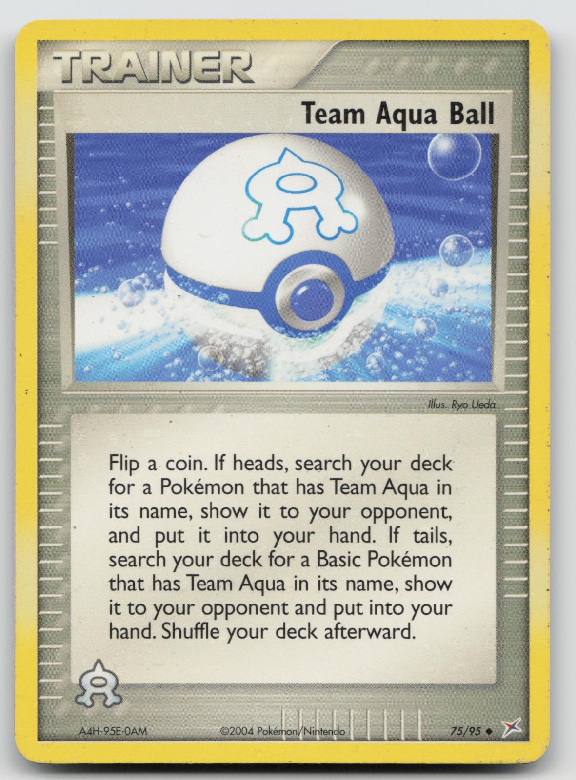 Team Aqua Ball 75/95 Team Magma vs Team Aqua Pokemon MP F342
