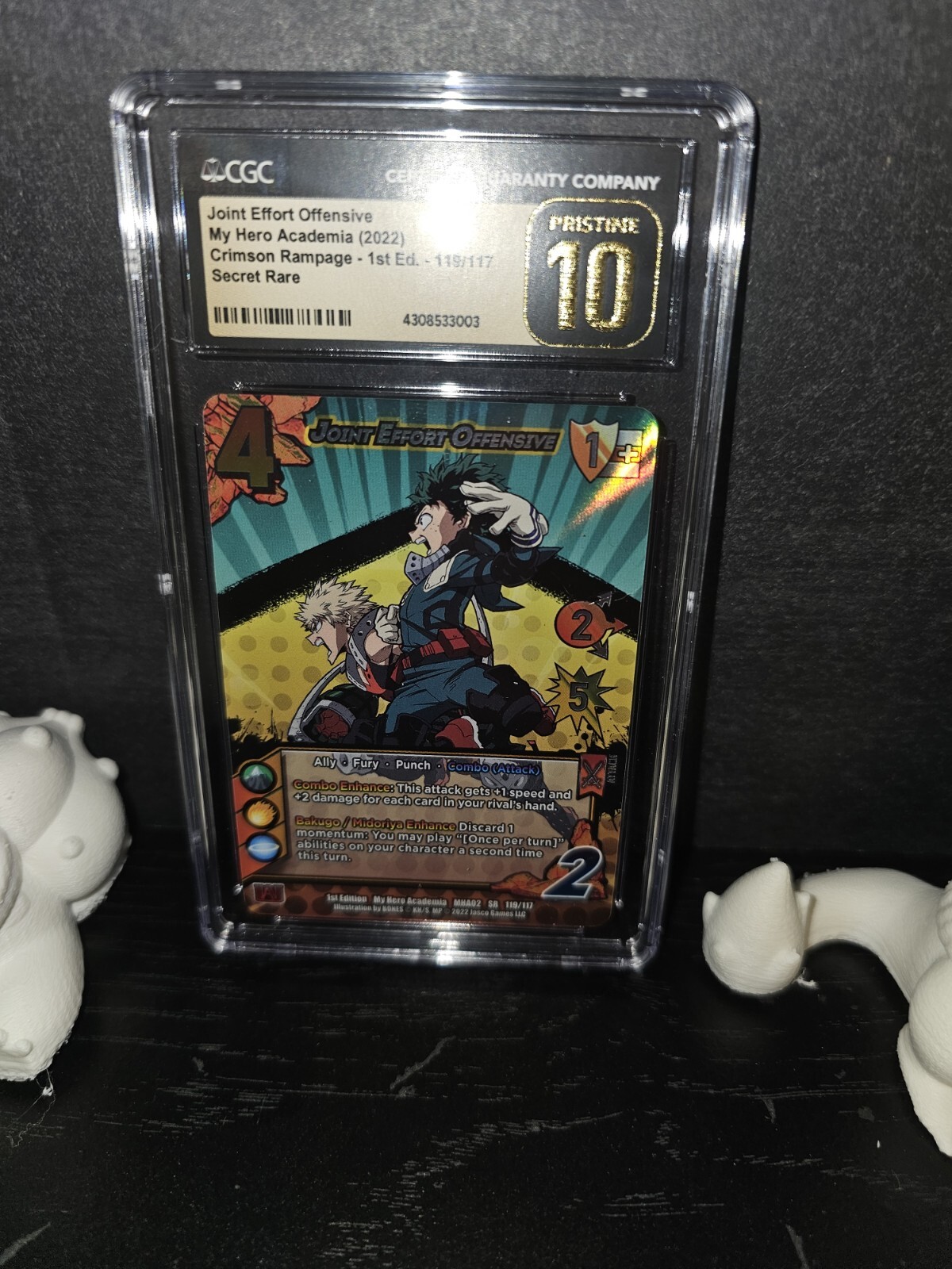 2022 Universus MHA Joint Effort Offensive XSR 1st edition CGC Pristine 10
