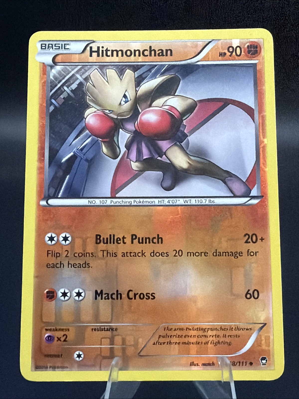 Hitmonchan 48/111 XY – Furious Fists Reverse Holo