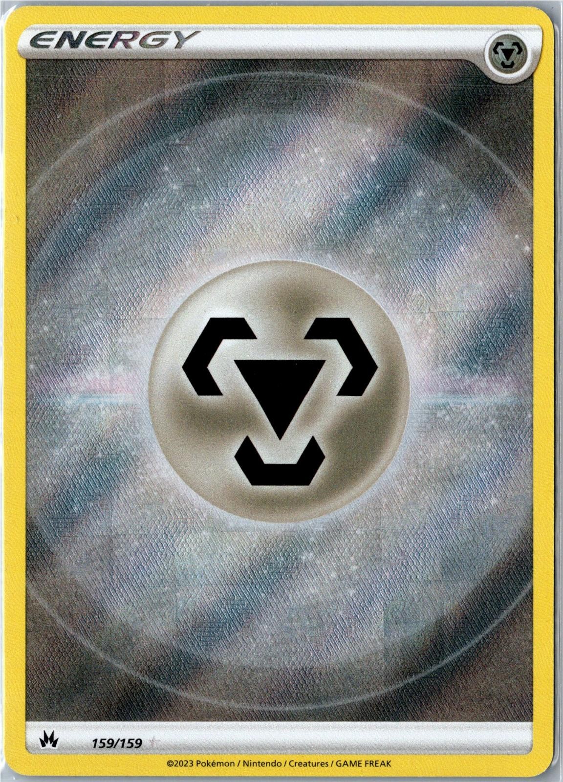 Metal Energy Crown Zenith 159/159 Ultra Rare Holo Near Mint