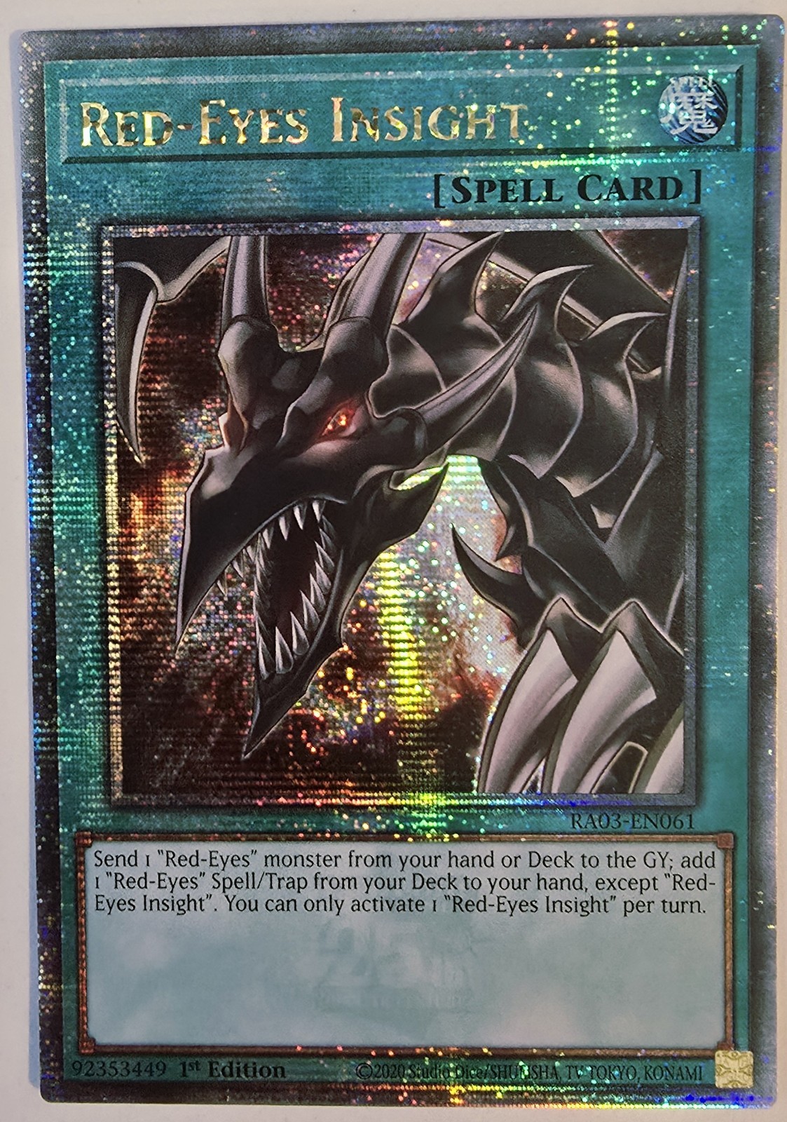 Red-Eyes Insight (QCR) RA03-EN061 Quarter Century Bonanza