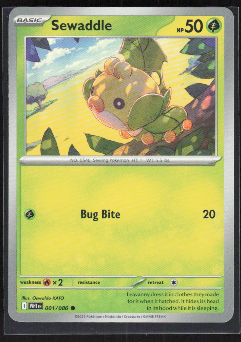2025 Scarlet & Violet Series – White Flare Sewaddle Common #1