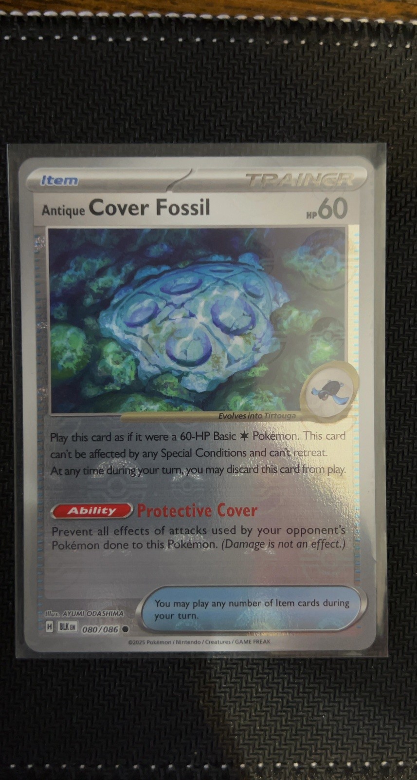 Antique Cover Fossil (Poke Ball Pattern) – [BLK – 080/086] – Holofoil – Commo…