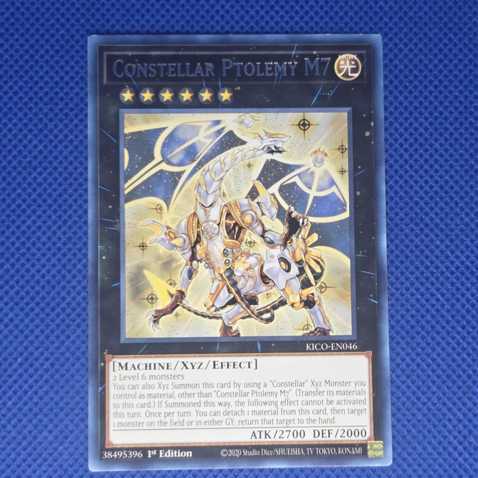 Constellar Ptolemy M7 KICO-EN046 Rare King’s Court Yu-Gi-Oh Lightly Played