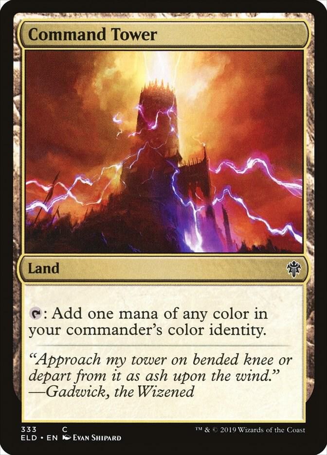 Command Tower Throne of Eldraine LP 333