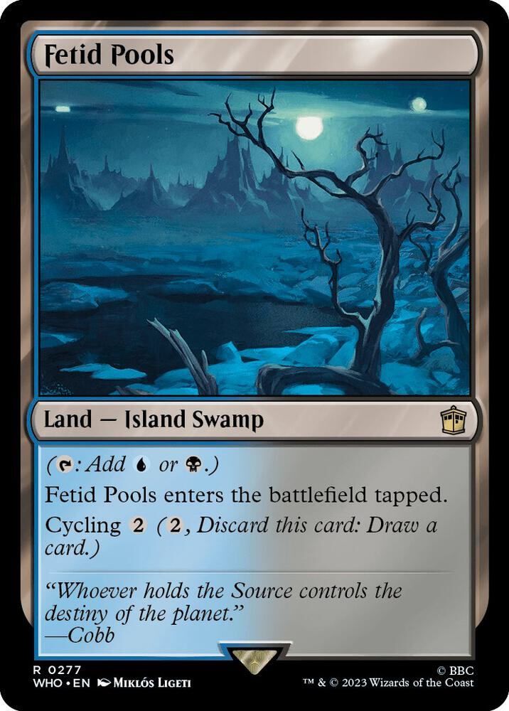 Fetid Pools 0277 MTG WHO Rare NP