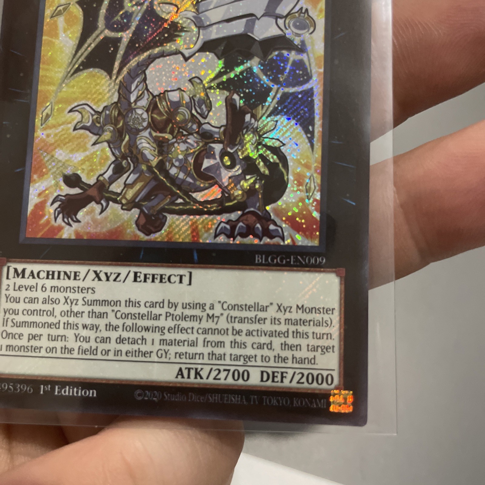 Constellar Ptolemy M7 BLGG-EN009 SECRET RARE NM! FREE SHIPPING! +Bonus Cards!