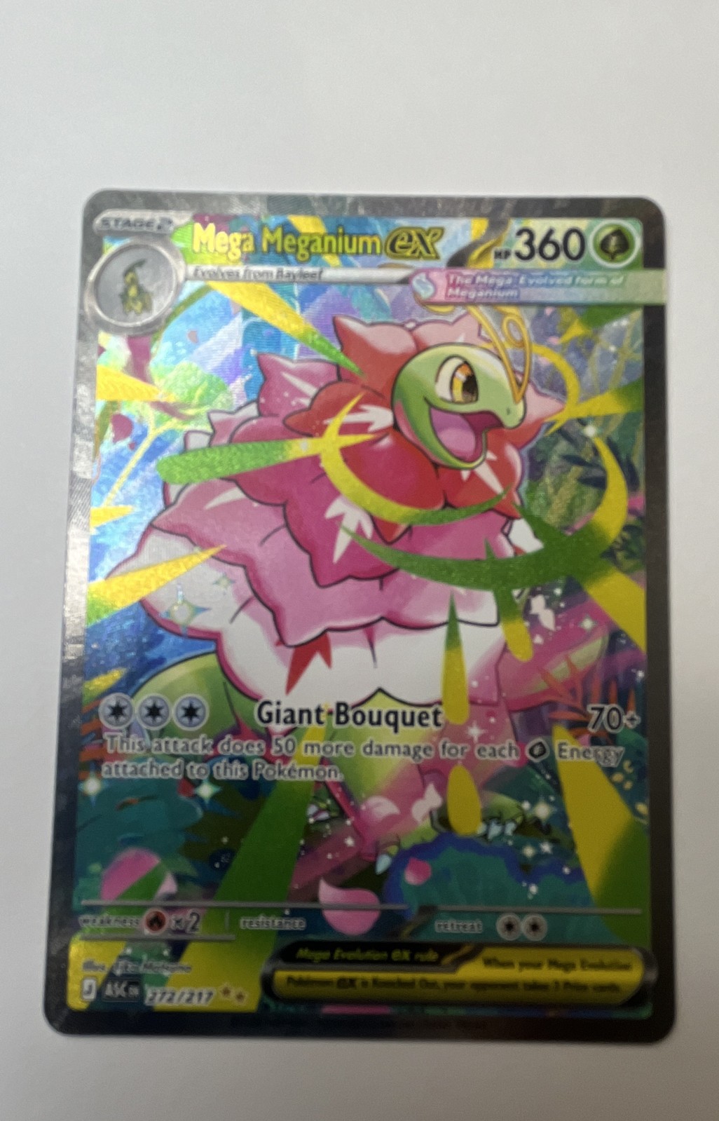 Mega Meganium ex 272/217 Me: Ascended Heroes Holo
