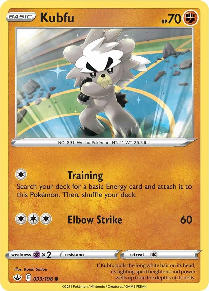Kubfu – [SWSH06 – 093/198] – Reverse Holofoil – Common – Pokemon – EN