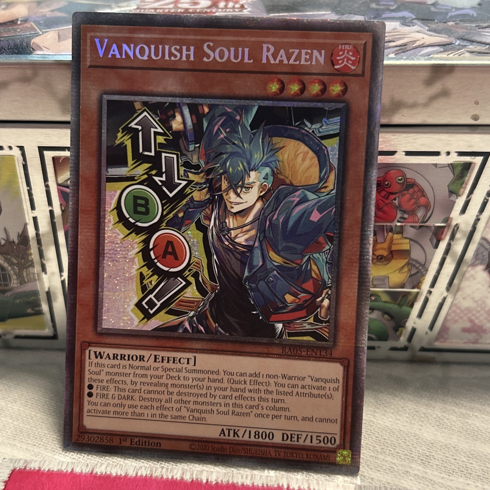 Vanquish Soul Razen RA05 Starlight Rare 1st Edition NM