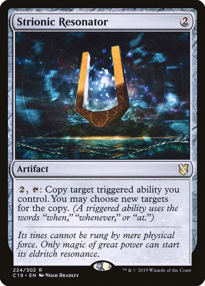 1x Strionic Resonator – Commander 2019 – NM – MTG