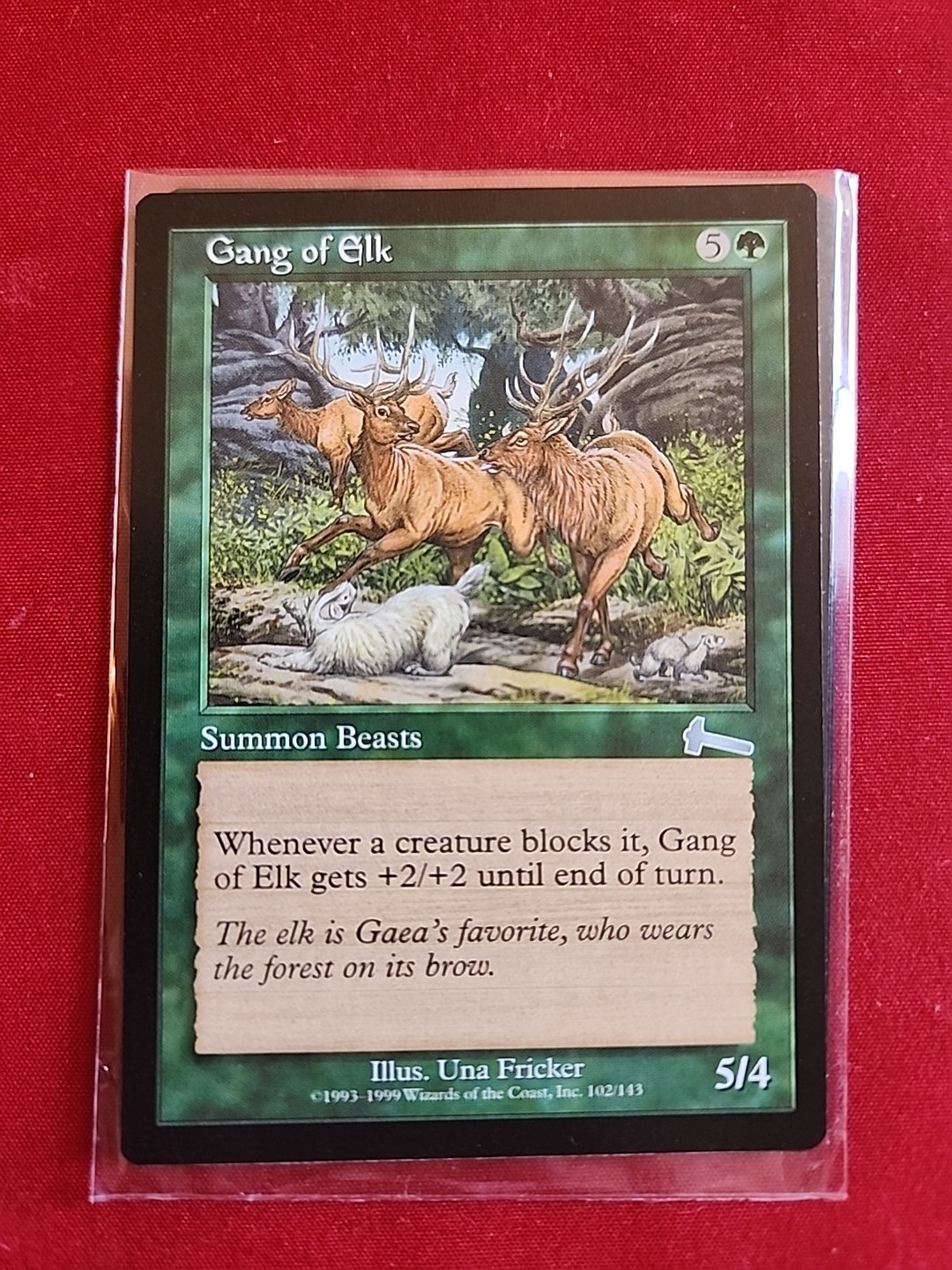 Gang of Elk – Urza’s Legacy – MTG Magic – Uncommon – Green Creature