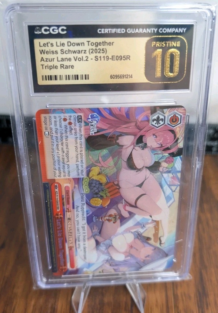 CGC 10.0 Pristine Let’s Lie Down Together (RRR) AZL/S119-E095R RRR Weiss Schwarz