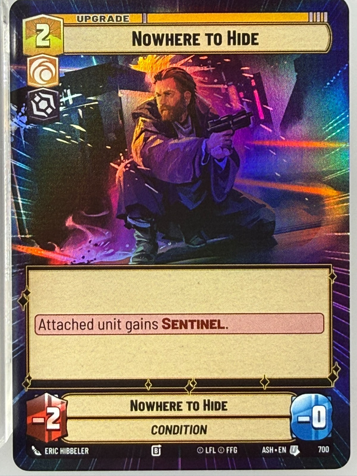 Star Wars Unlimited – Nowhere to Hide Hyperspace Foil 700