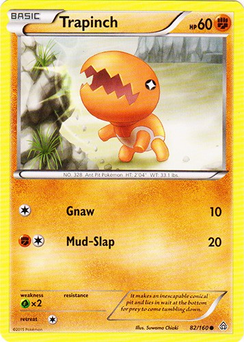 Trapinch – 82/160 – Common – Lightly Played