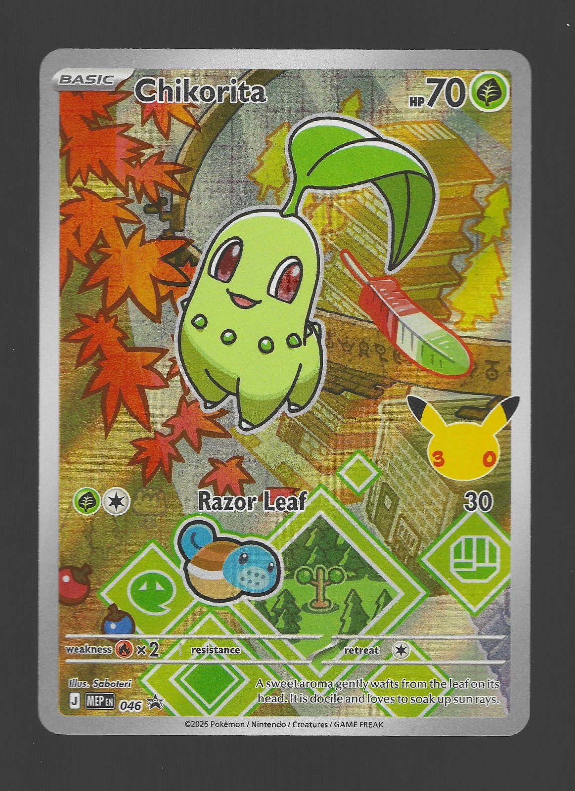 Chikorita 046 Me: Mega Evolution Promo Holo