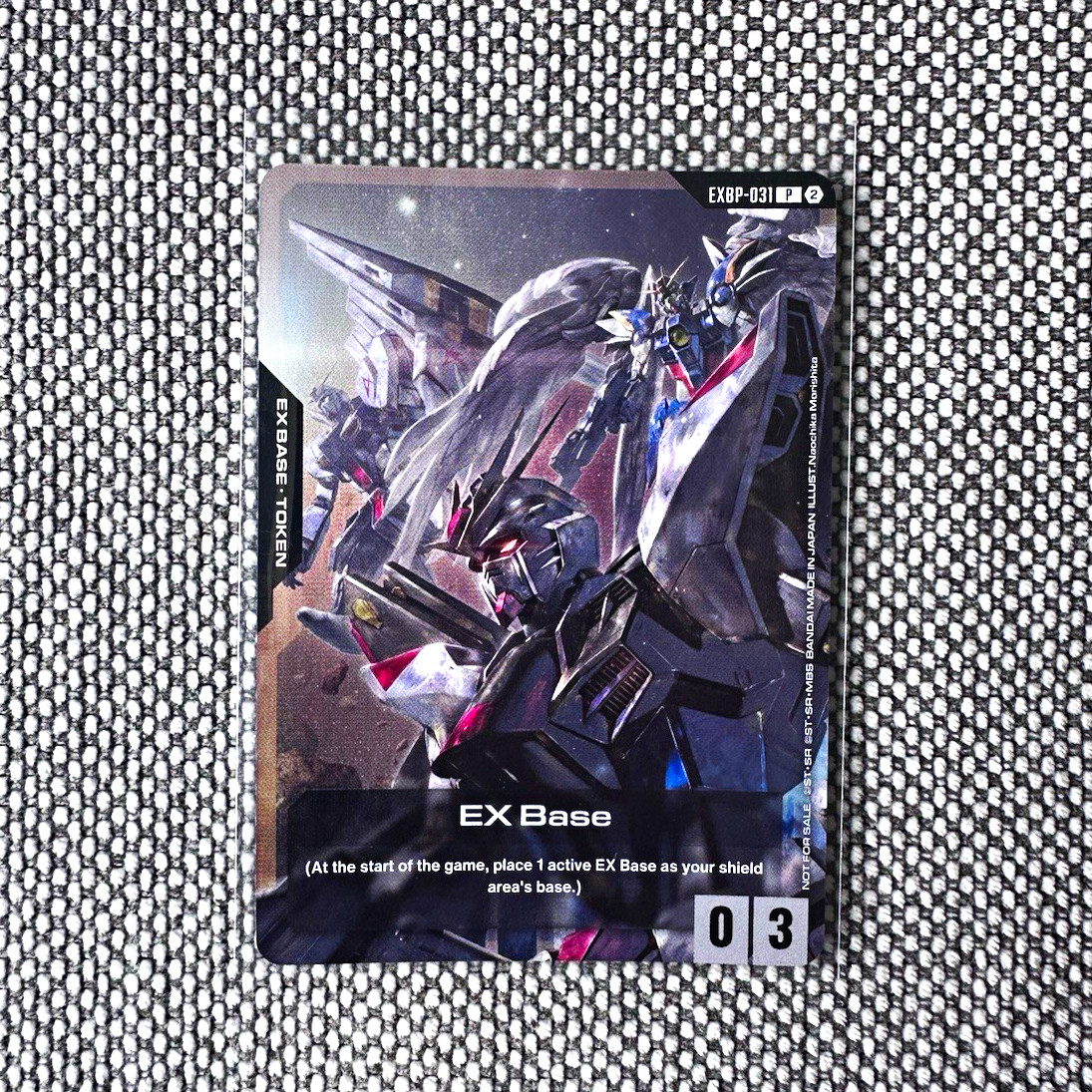 SDCC 2026 Exclusive TCG: Gundam Card Game EX Base Token (English) EXBP-031