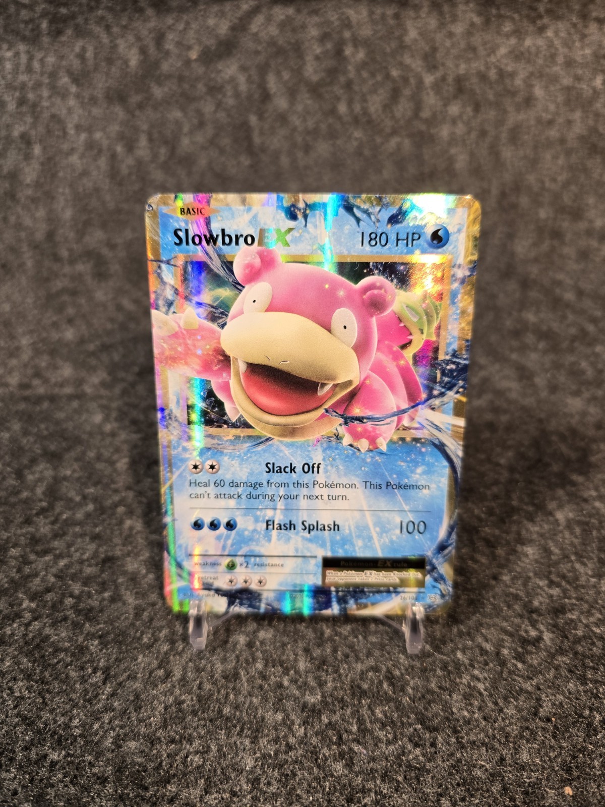 Pokemon TCG Slowbro EX XY Evolutions 26/108 Ultra Holo Rare Card LP Condition