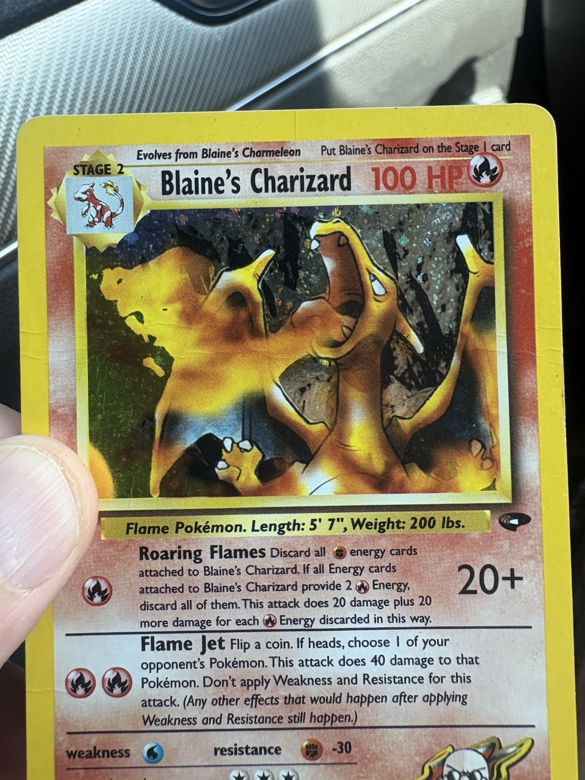 Blaine’s Charizard 2/132 Gym Challenge Holo 🔥📈