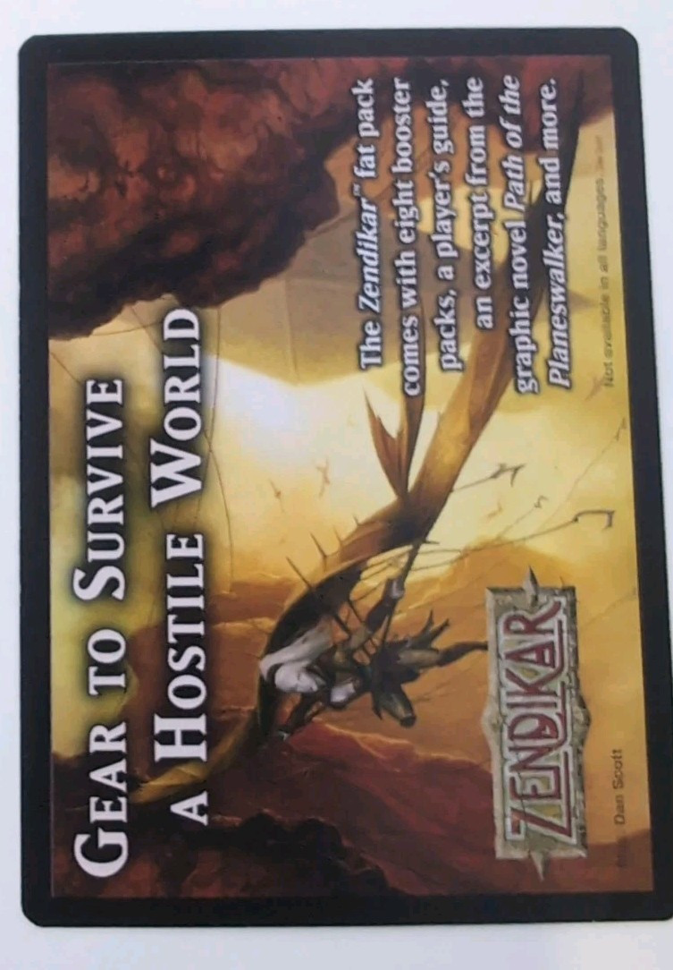 MTG Angel Token NM Error Bleed Misprint Zendikar Magic The Gathering