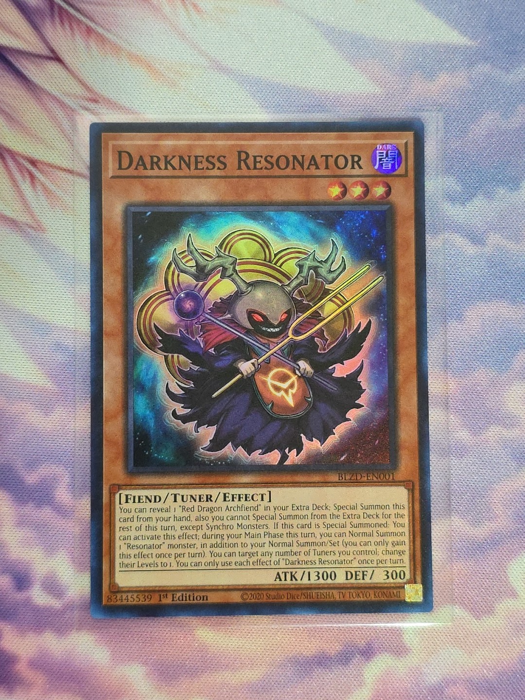 Darkness Resonator BLZD-EN001 Blazing Dominion 1st Edition