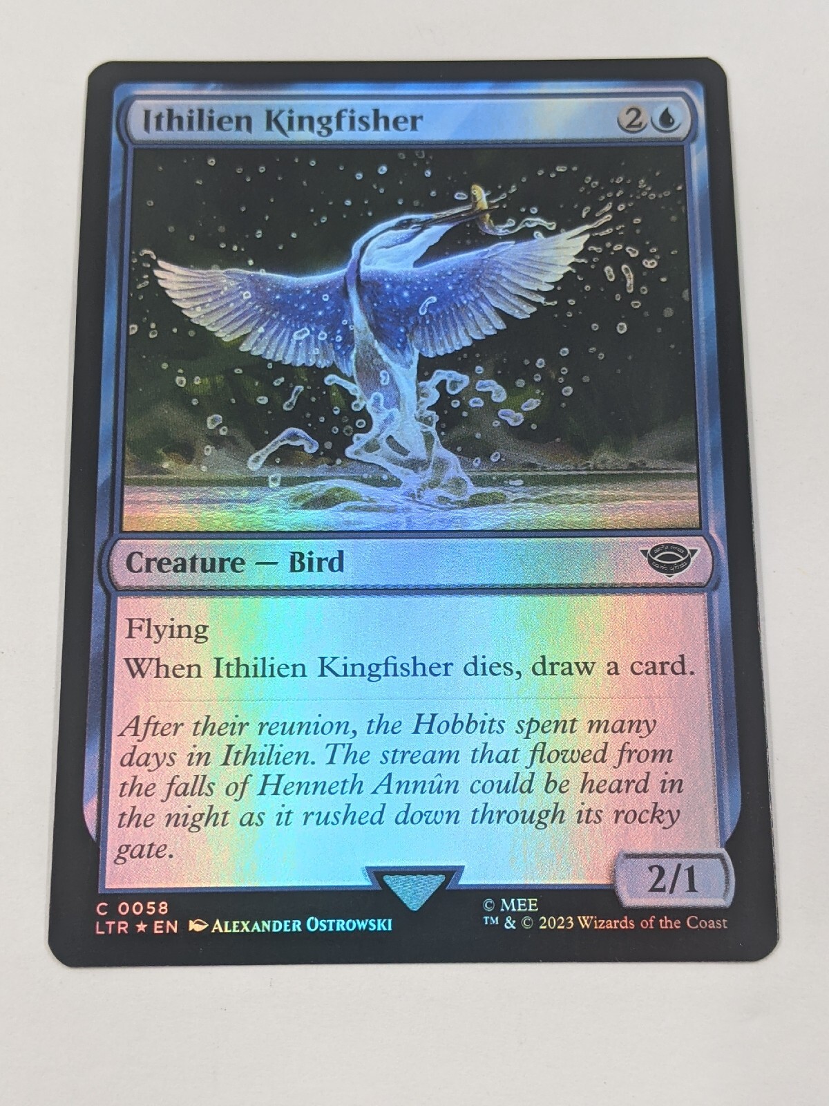 Ithilien Kingfisher (58/479) NM The Lord of the Rings Tales of Middle-earth FOIL