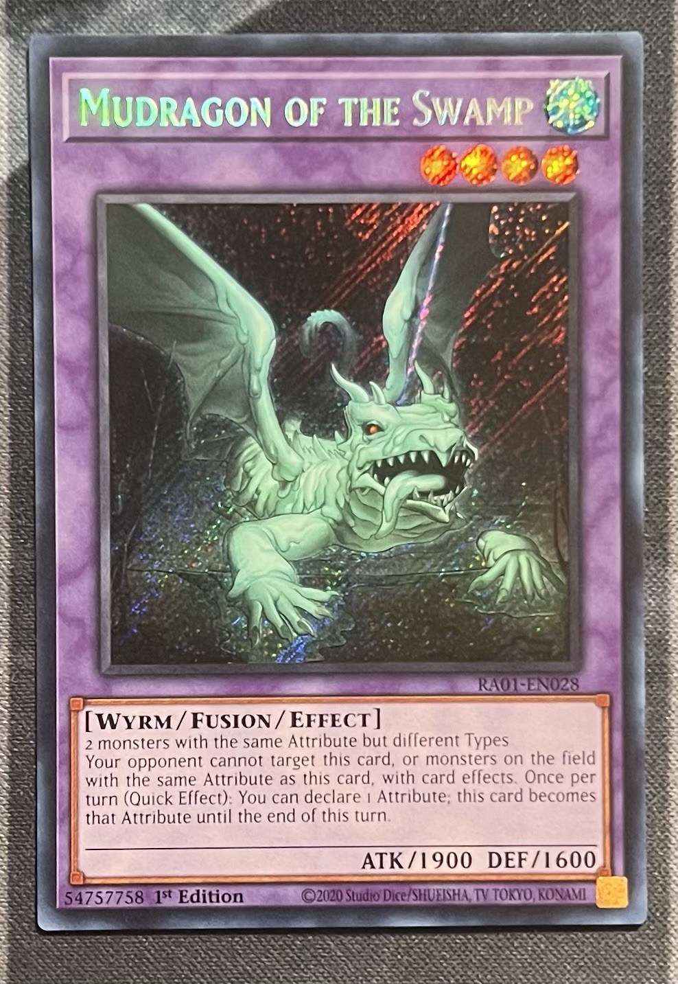 Mudragon of the Swamp (Secret Rare) RA01-EN028 25th Anniversary Rarity…