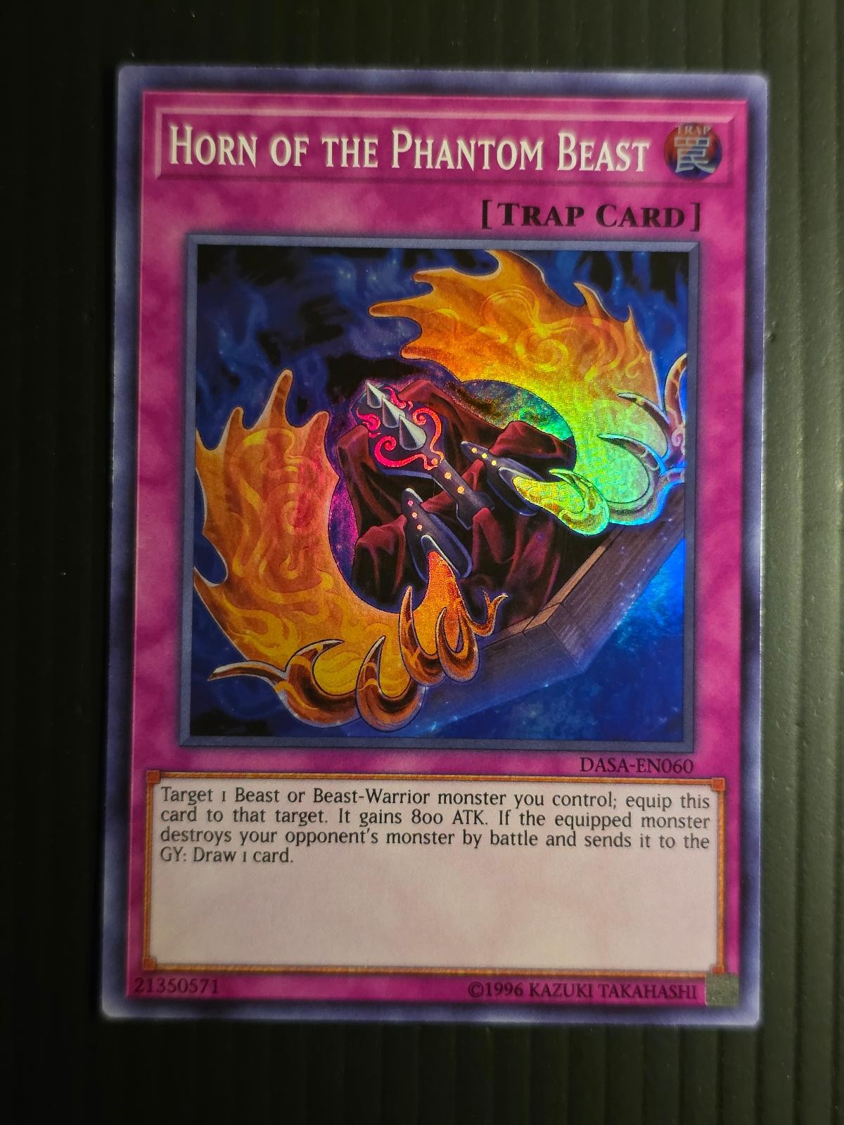 Horn of the Phantom Beast DASA-EN060 Dark Saviors Yu-Gi-Oh Unlimited LP
