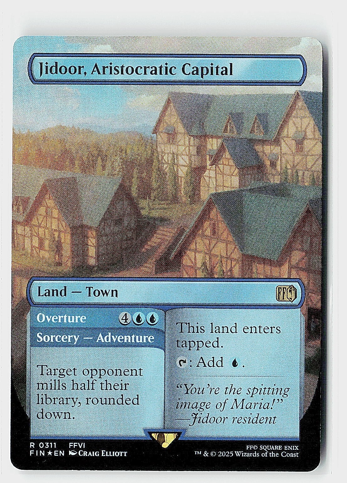 Jidoor, Aristocratic Capital (Borderless) Foil R FINAL FANTASY 311 NM