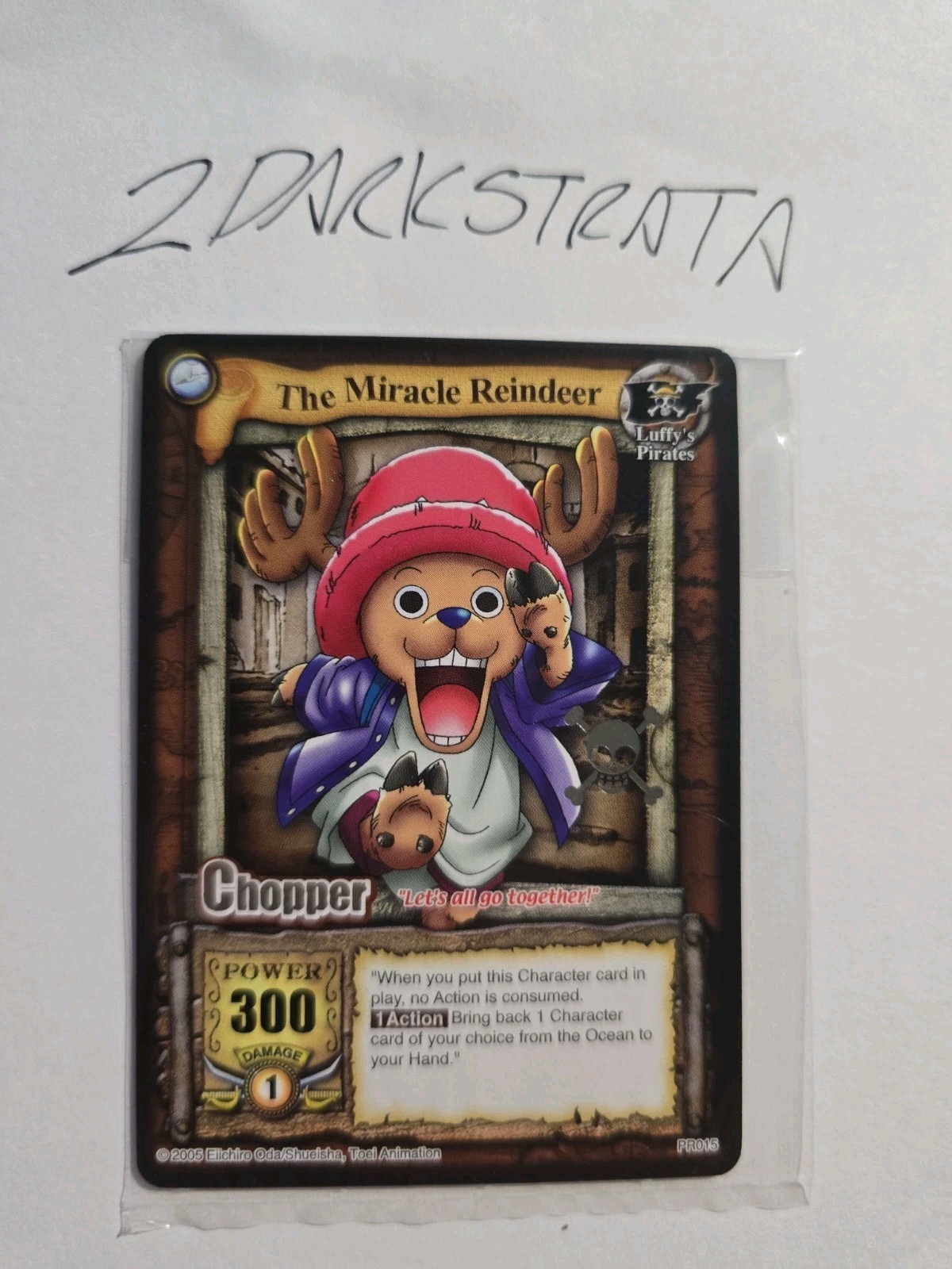 2005 One Piece CCG Chopper The Miracle Reindeer Promo Card PR015 English SEALED
