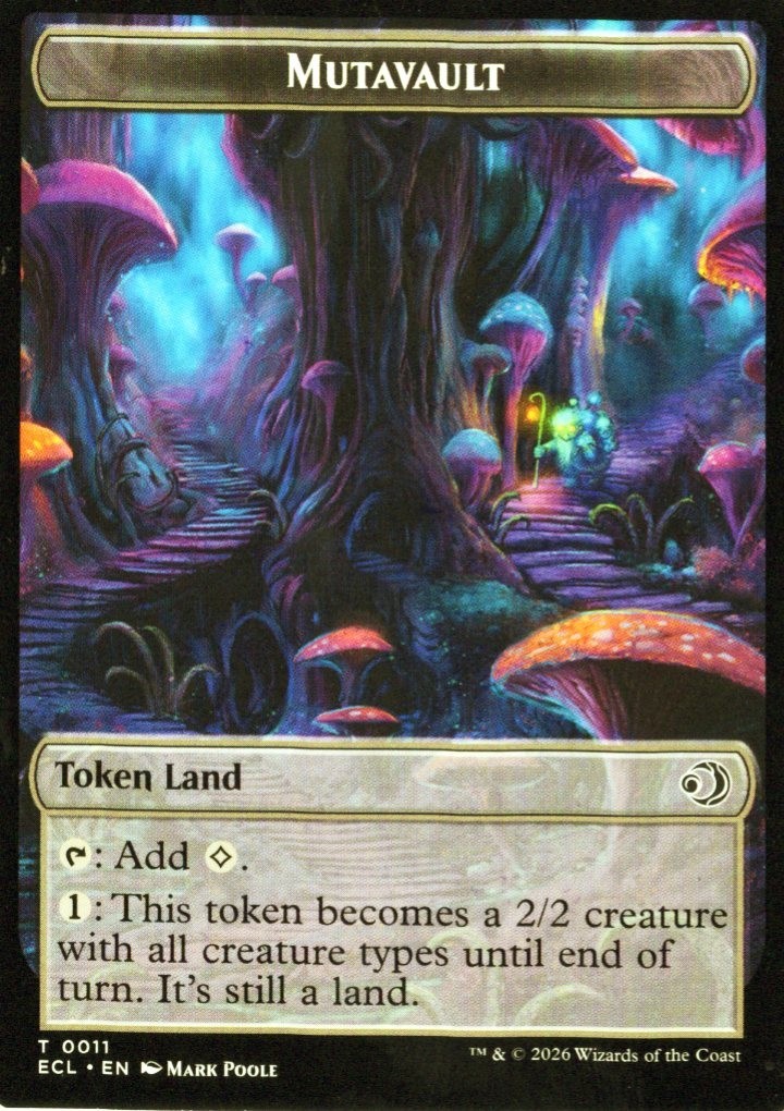 Mutavault/Elk Double-Sided Token Lorwyn Eclipsed Regular
