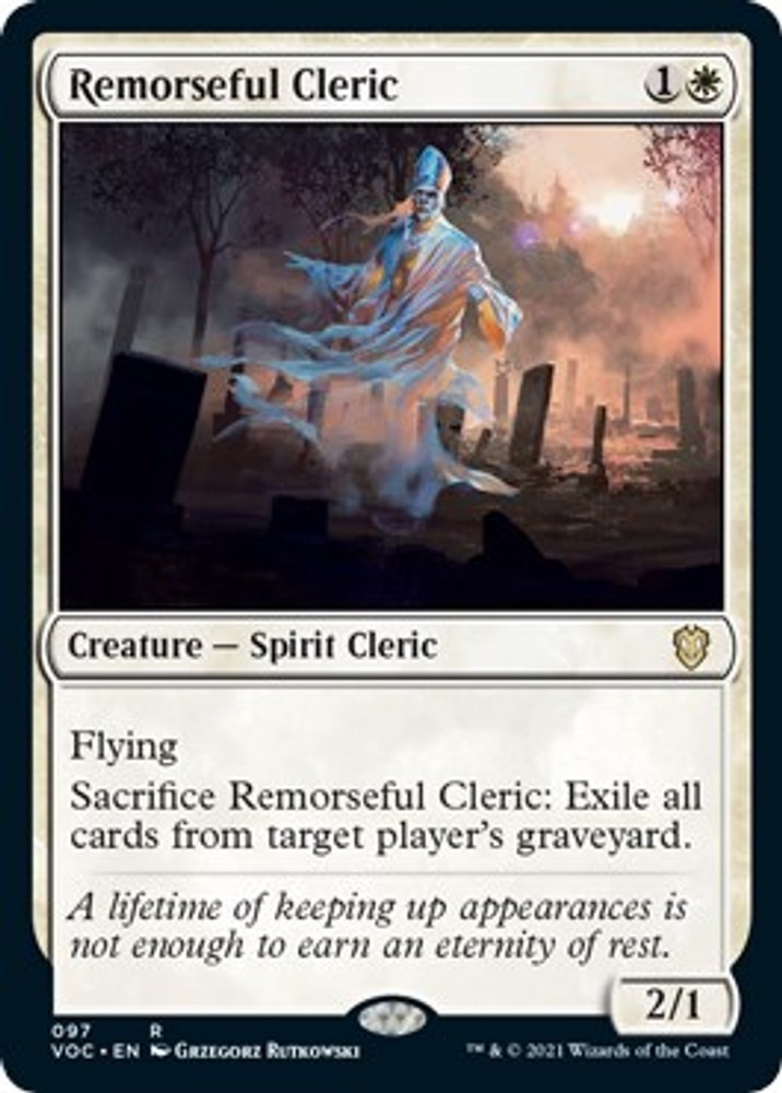 Remorseful Cleric Commander: Innistrad: Crimson Vow LP MTG