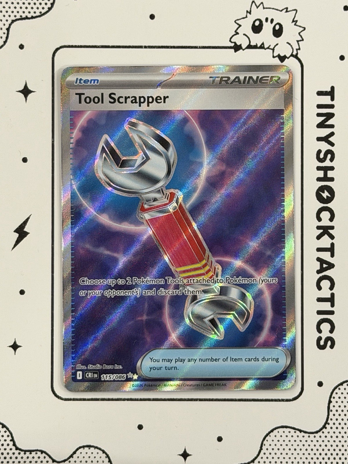 Pokemon Tool Scrapper – ME04: Chaos Rising (CRI) NM