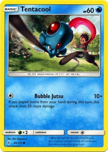 Tentacool – 40/214 – Common – Lightly Played