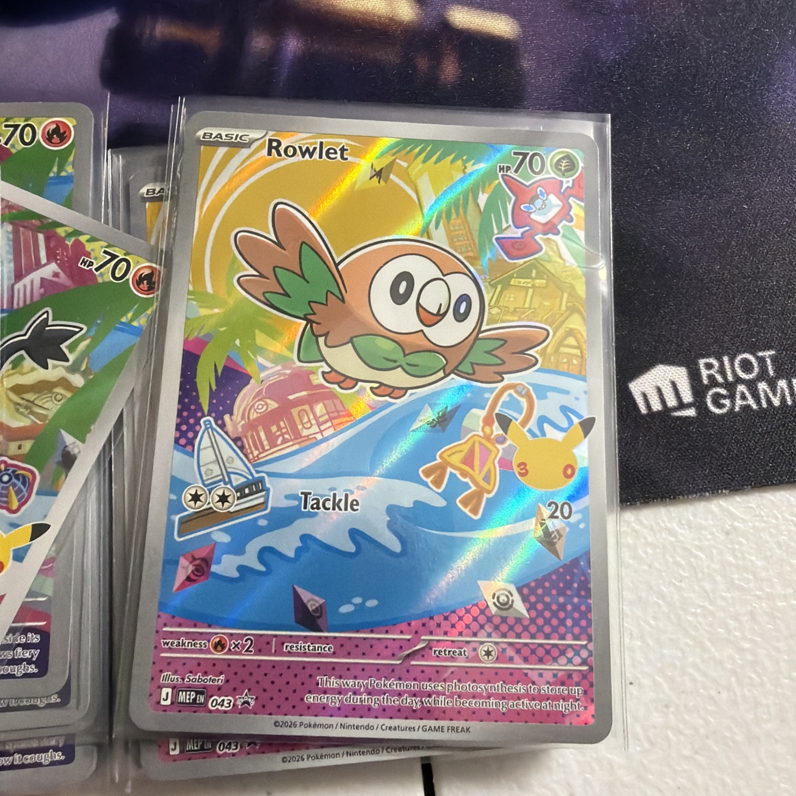Pokemon First Partner Illustration Collection Series 1 Alolan Starters Promo Set