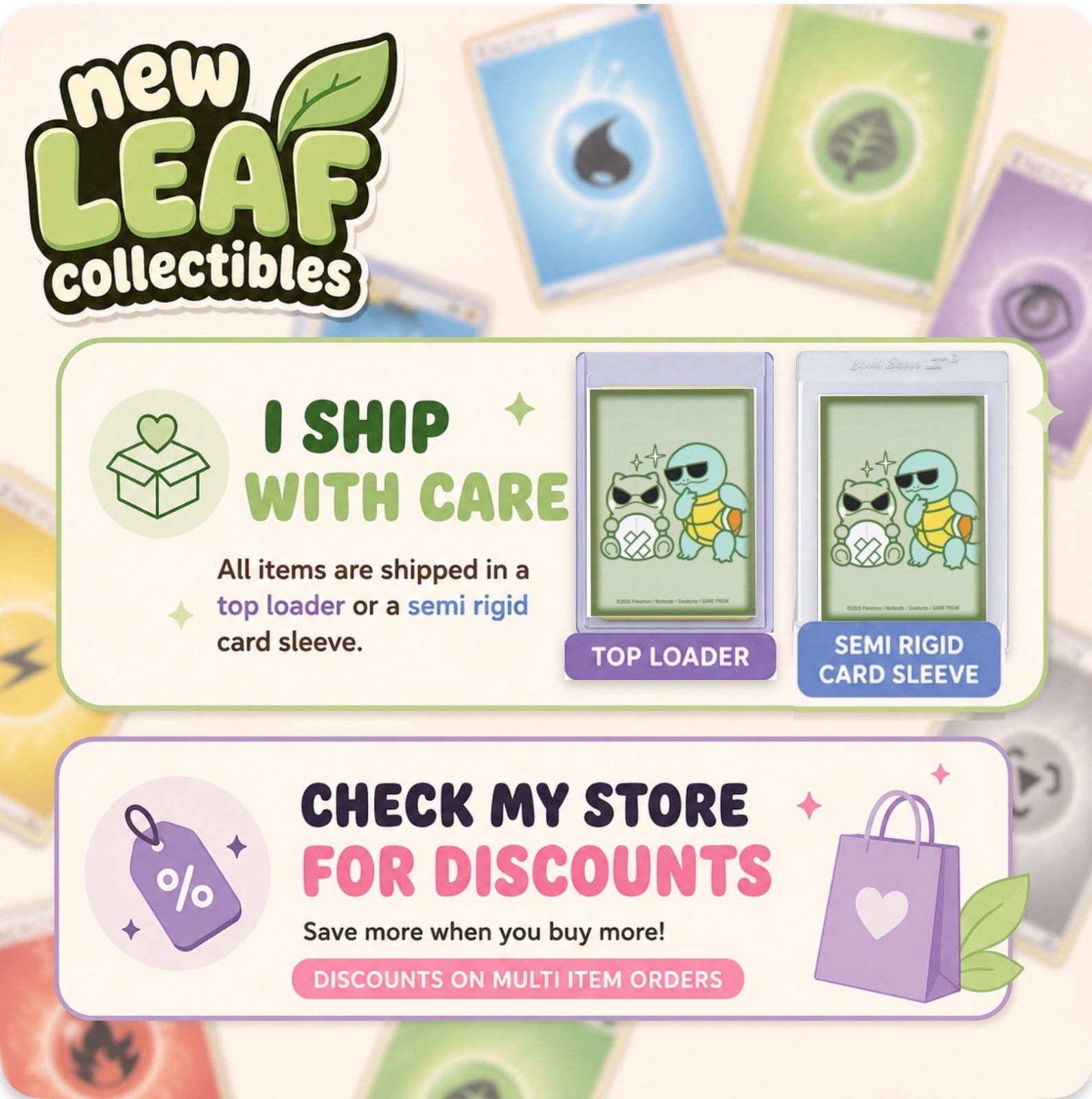 First Partner Power – Individual Card Sleeve – Pokemon Center Original