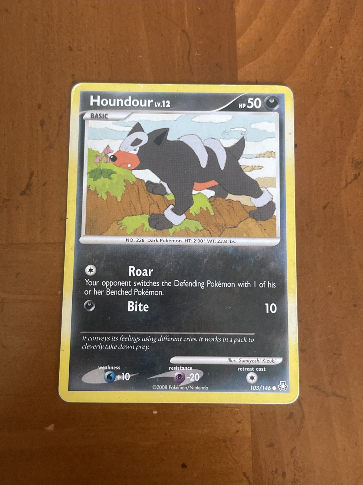 Houndour 103/146 2008 Legends Awakened Regular Common