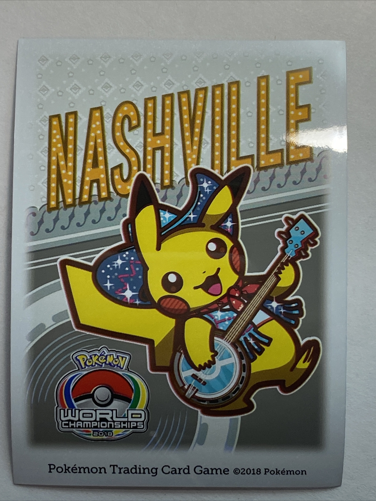 Pokémon Nashville World Championships 2018 Competitor Individual Sleeve X 1 (U3)