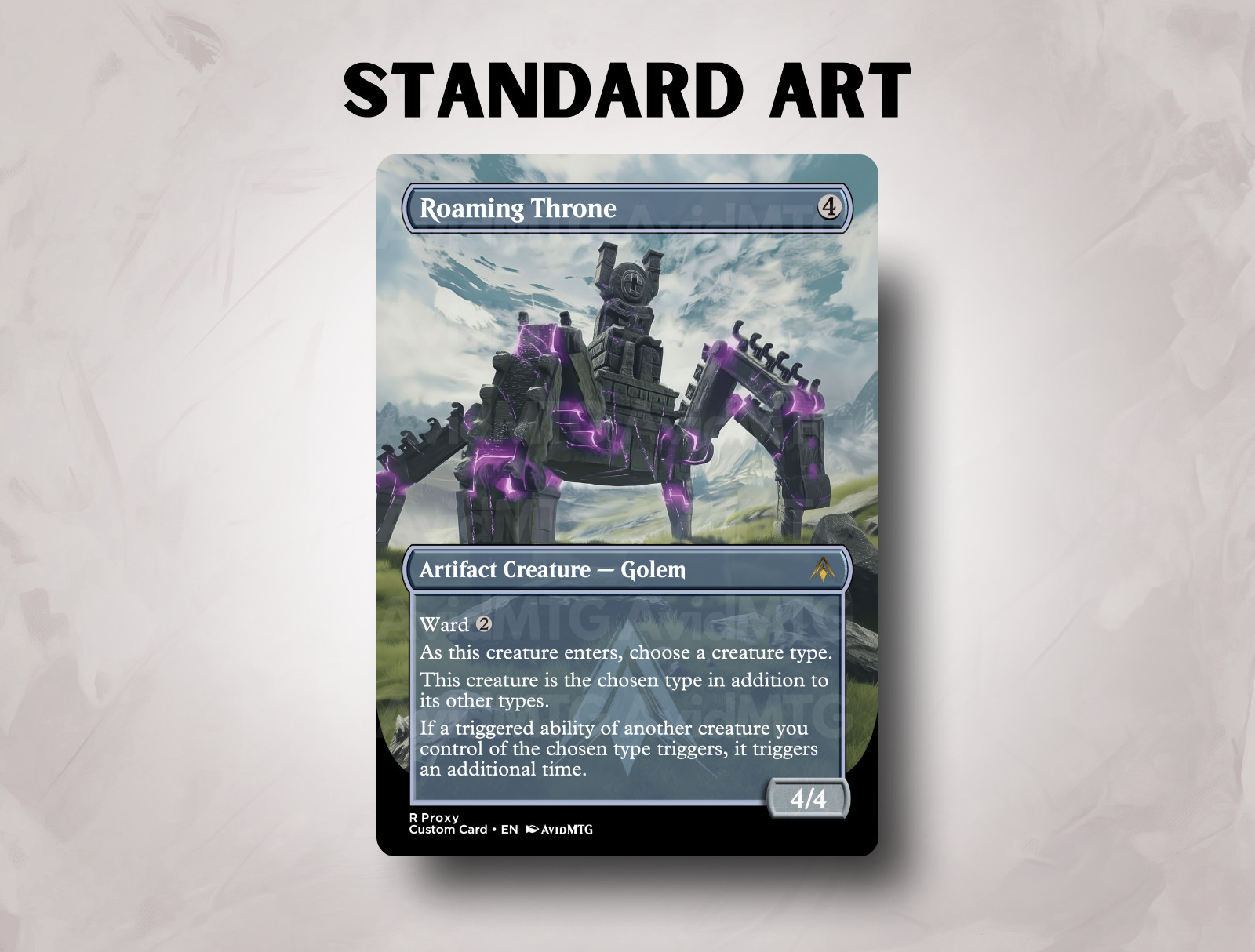 Roaming Throne – Custom Magic: The Gathering Card