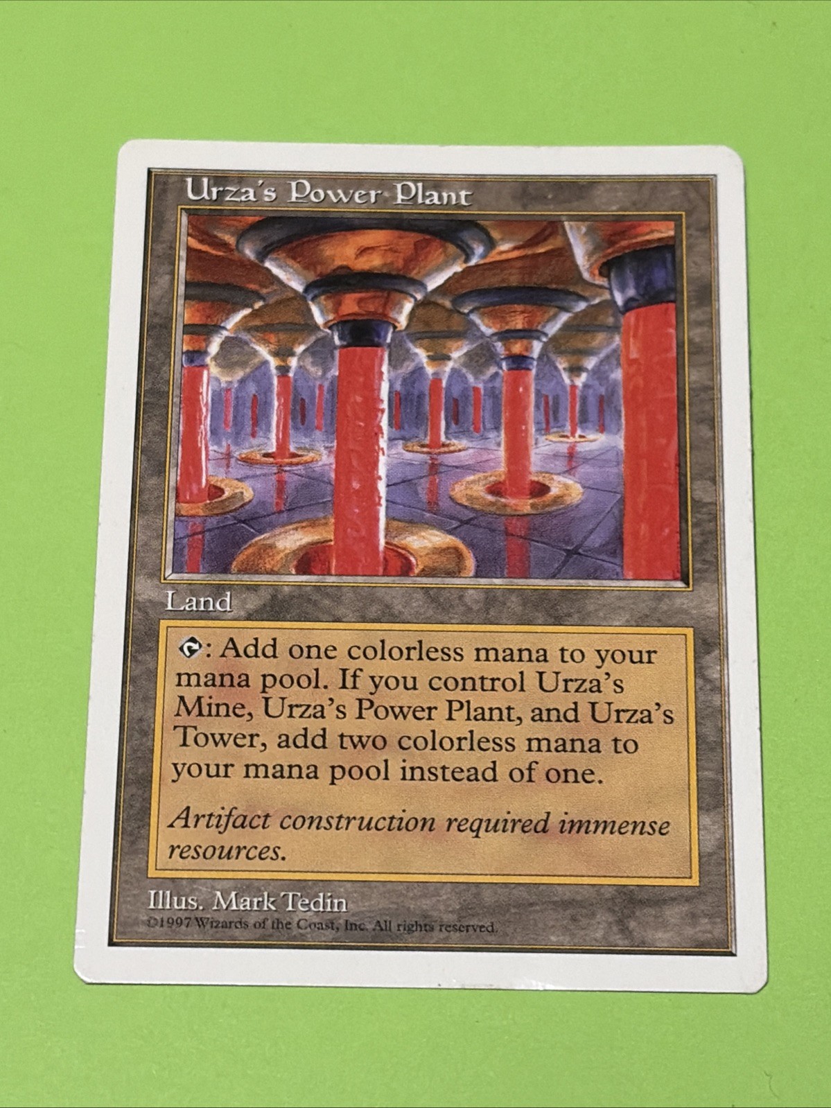 Urza’s Power Plant Common Fifth Edition Magic: The Gathering Lightly Played