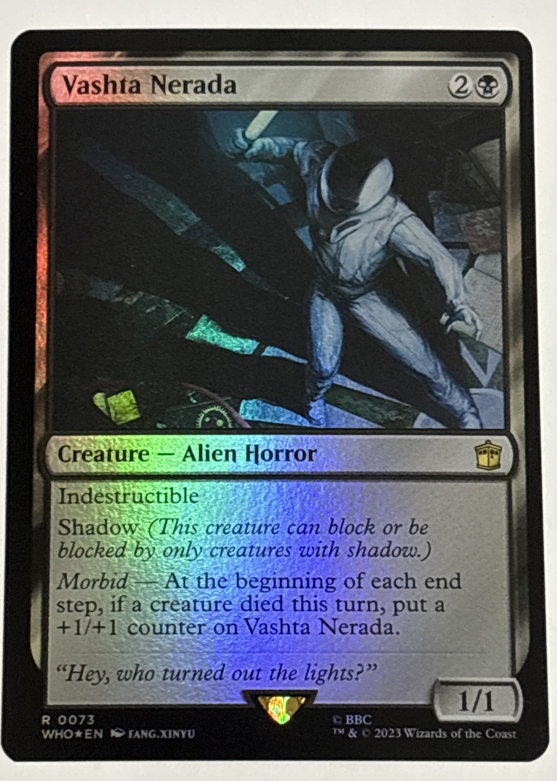 MTG Universes Beyond: Doctor Who Vashta Nerada Foil 0073 NM Rare