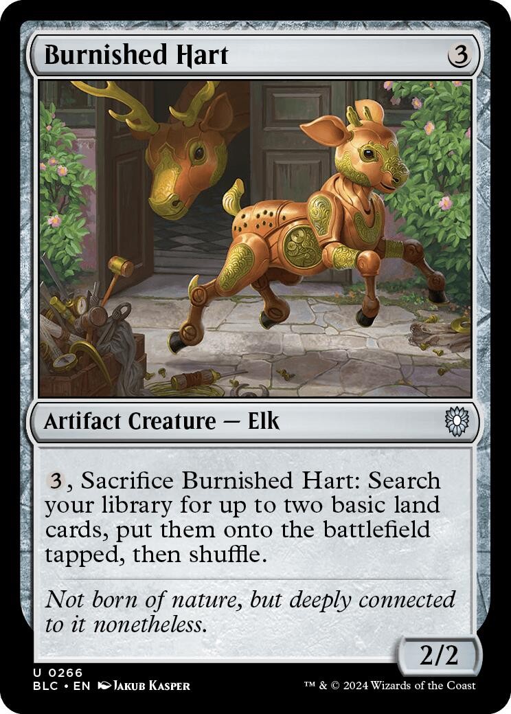 Burnished Hart-266-NM-Commander: Bloomburrow-Magic