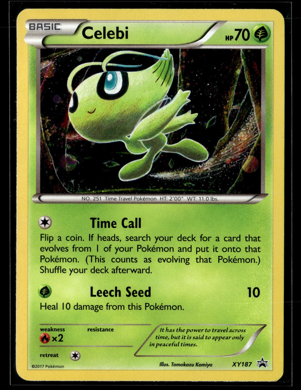 Pokemon TCG XY Promos #XY187 Celebi Cosmos Holo