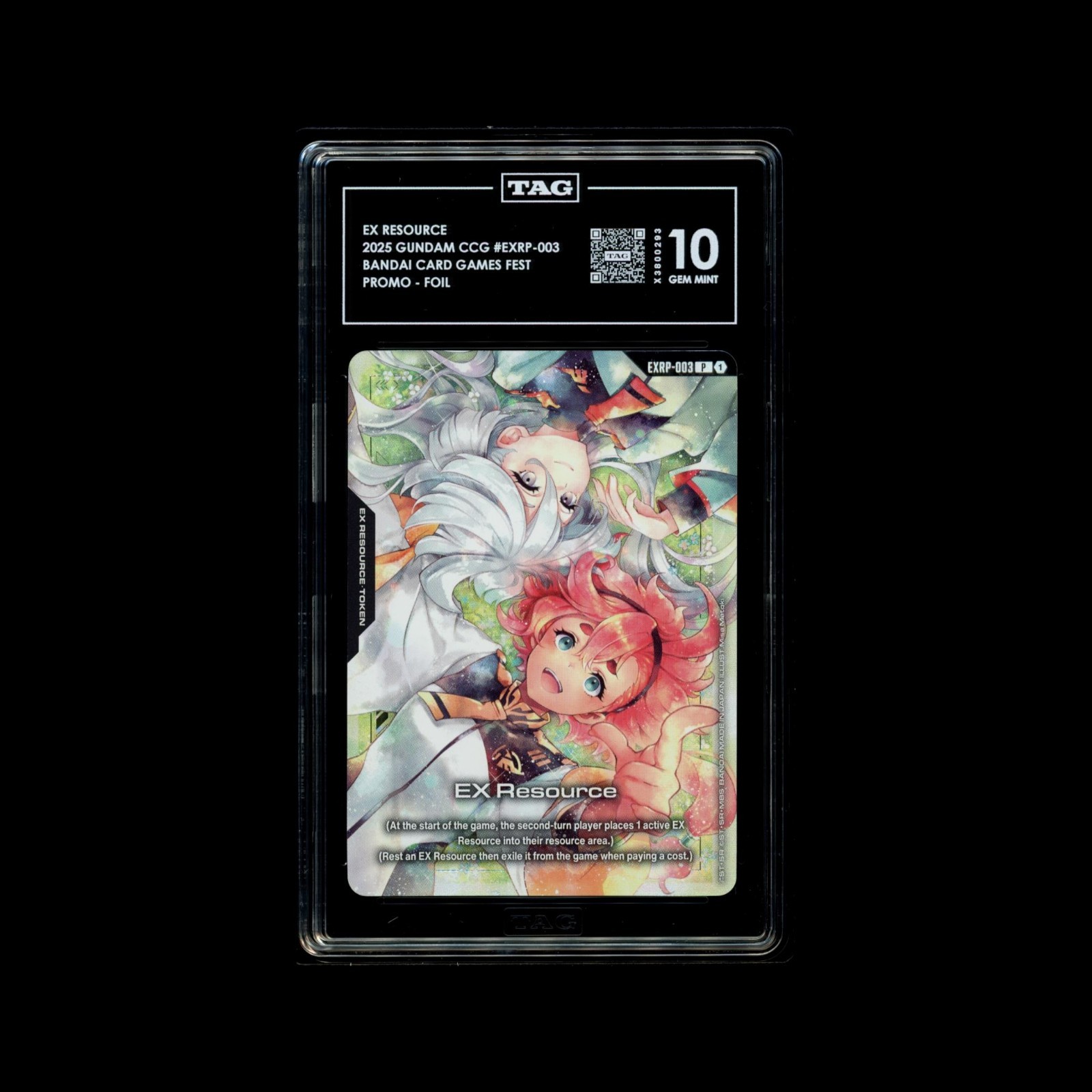 TAG10 2025 Gundam Promos Ex Resource Suletta & Miorine EXRP-003 BANDAI CARD FEST