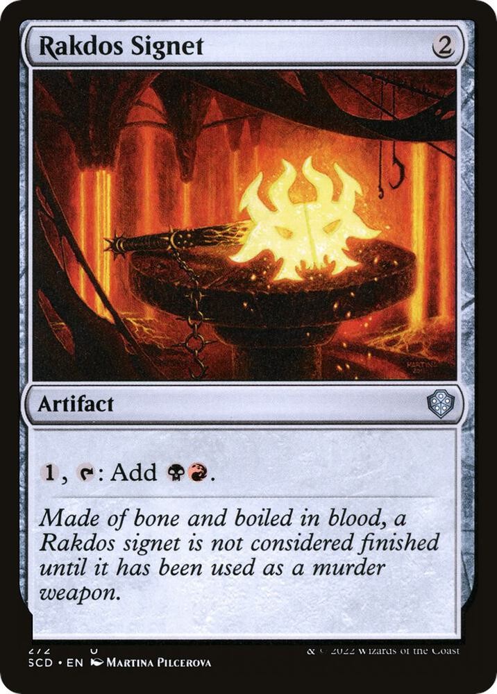 1x Rakdos Signet – Starter Commander Decks Near Mint – MTG