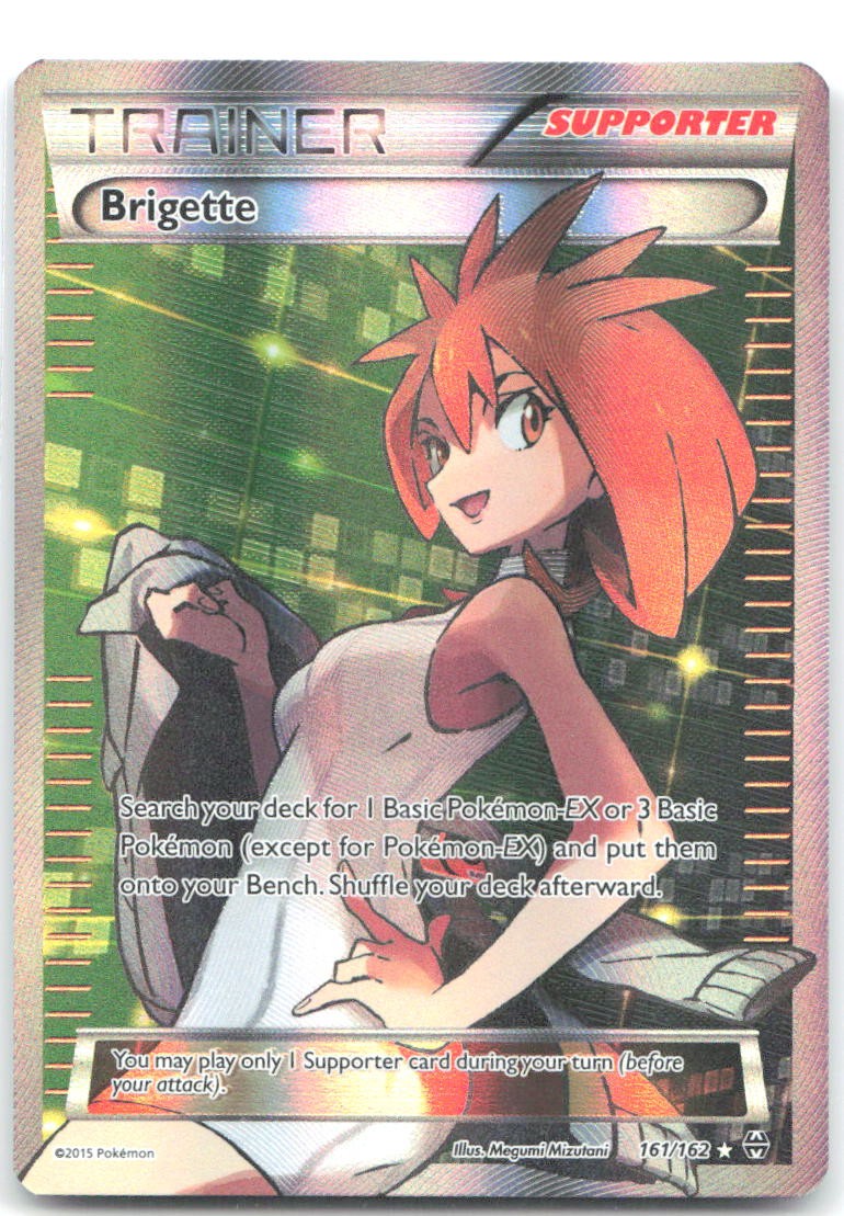 Brigette Full Art Holo Ultra Rare XY BREAKthrough 161/162 NM Megumi Mizutani
