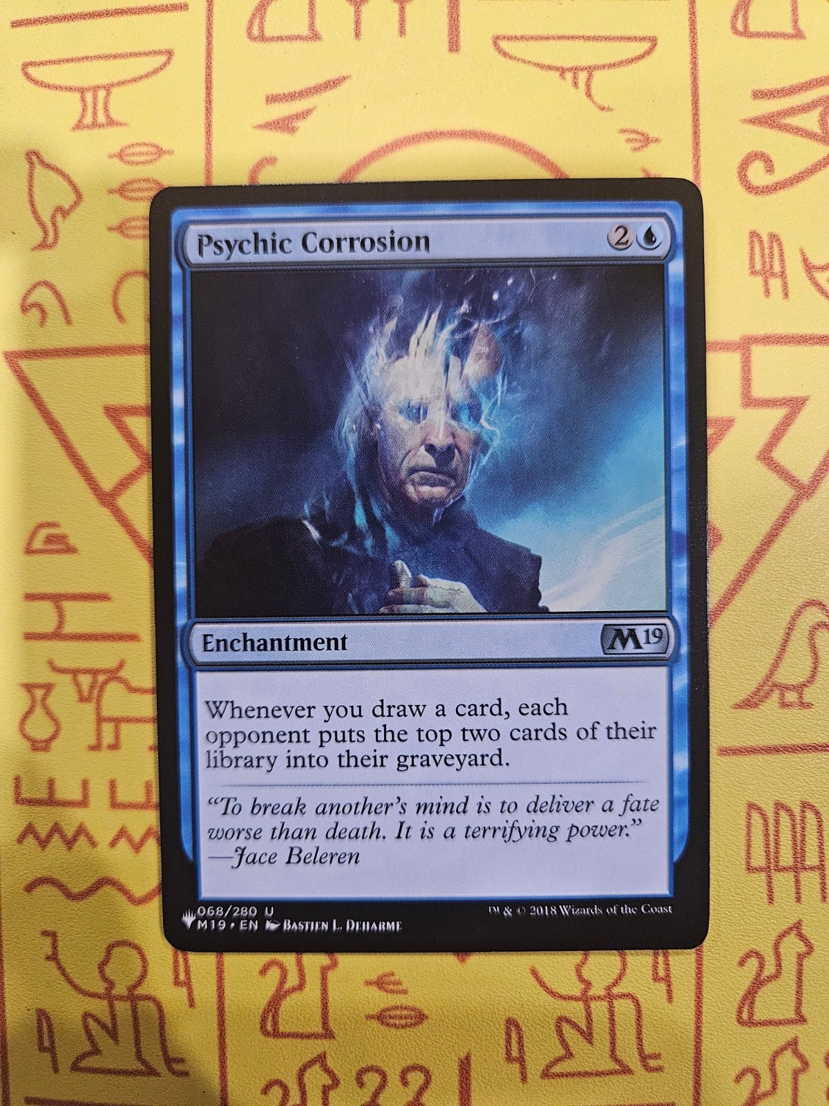 Psychic Corrosion – Core Set 2019 – Uncommon – Magic: The Gathering NM
