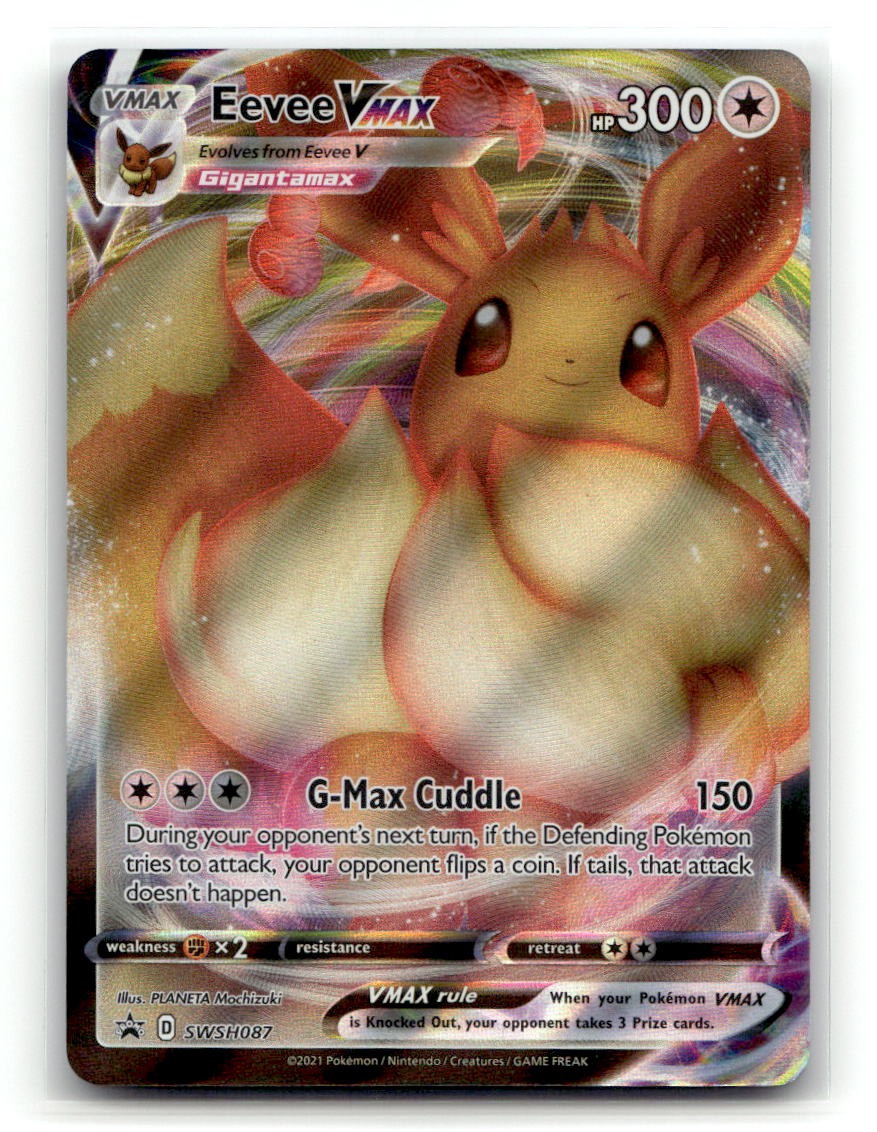 Eevee VMAX SWSH087 Holo Promo Sword & Shield Promo Pokemon NM
