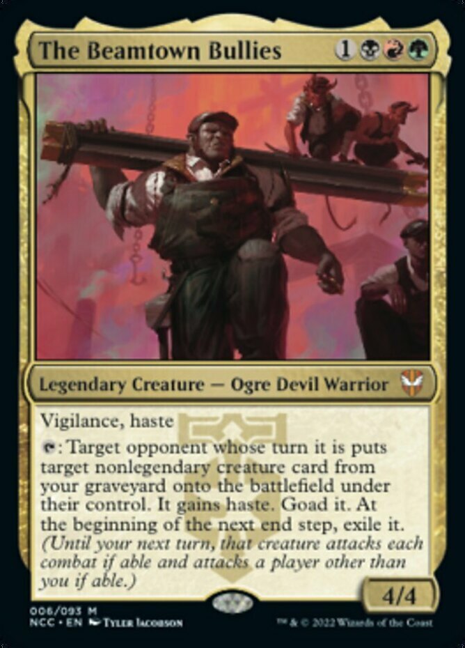 x1 The Beamtown Bullies – Foil M MTG Commander Streets of New Capenna M/NM, Engl